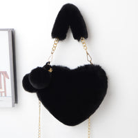 Heartwarming Love Bags Soft Plush Valentine's Handbag - Perfect for Women's Gifts