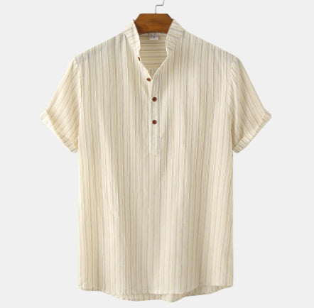 Men's Stand Collar Versatile Slim Cotton And Linen Casual Pants What Else You Got?