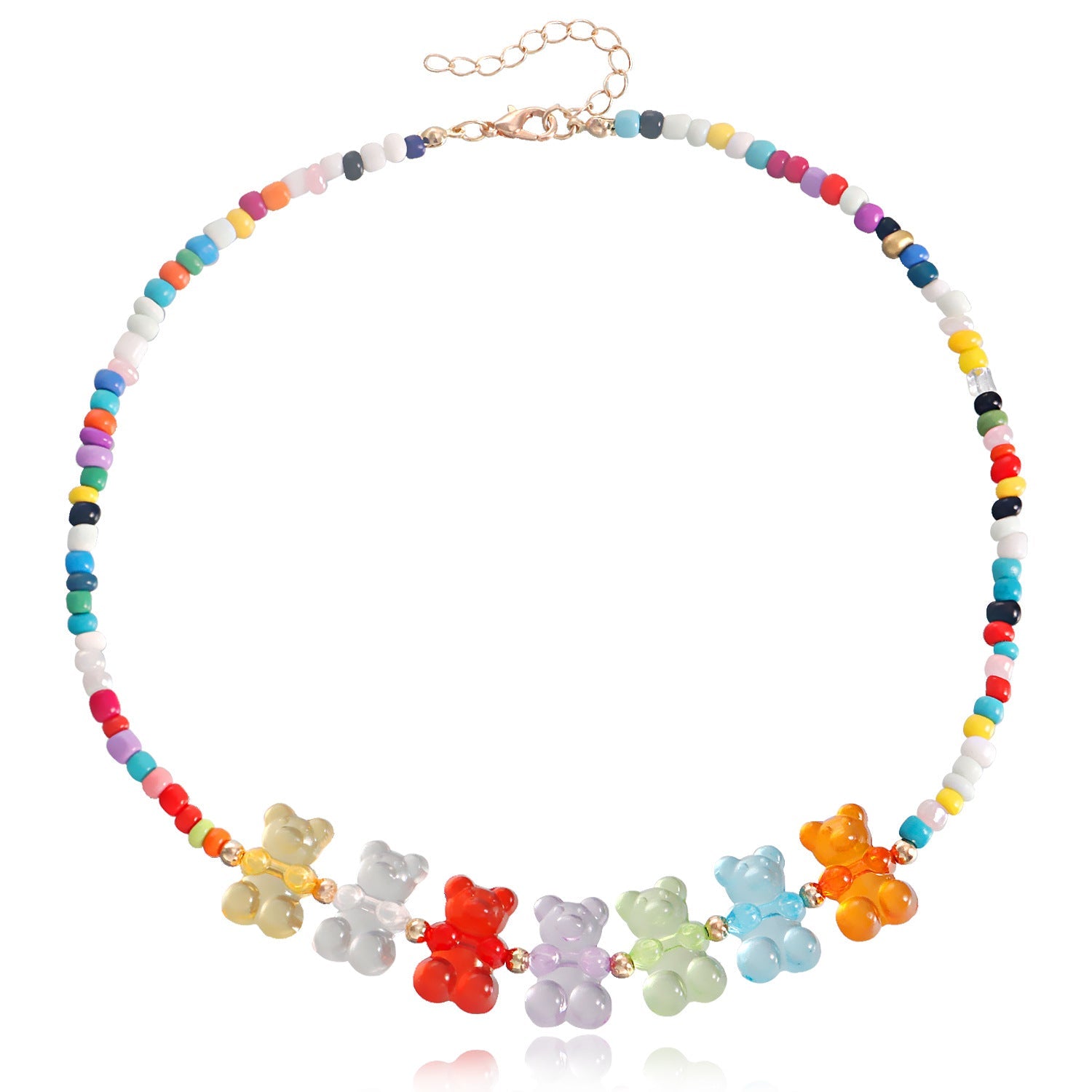 Vintage Colored Bohemian Pearl Bear Necklace What Else You Got?
