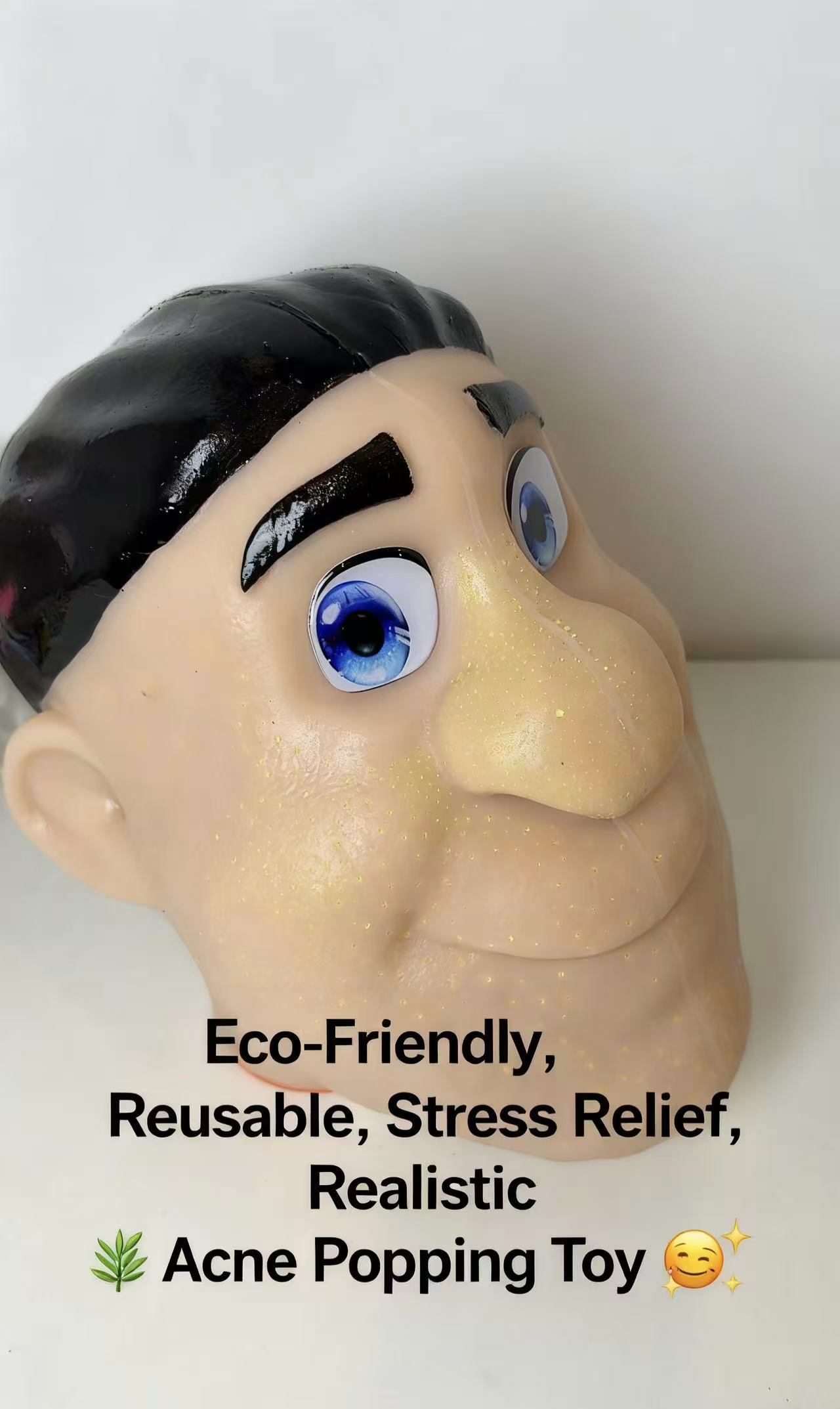 Eco‑Friendly Realistic Acne Popping Stress Relief Toy – Big Head Pimple Squeezer What Else You Got?