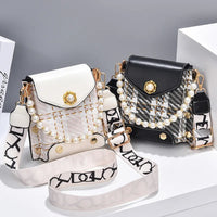 Pearl Chain Crossbody Bag - Elegant Princess Purse for Women | 6 Colors
