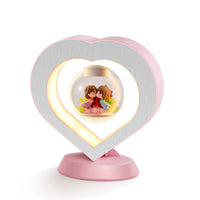 Eternal Love Floating Heart LED Night Light - Magnetic Levitation Lamp for Valentine's Day & Special Occasions
