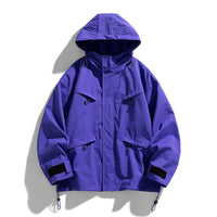 Vintage Japanese Windbreaker Jacket – Lightweight Hooded Shell for Men & Women