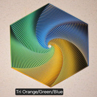 Hexagon Fidget Toy - 3D Printed Stress Reliever with Vibrant Colors