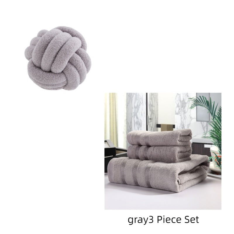 Simple Bedroom Sofa Knotted Ball Pillow What Else You Got?