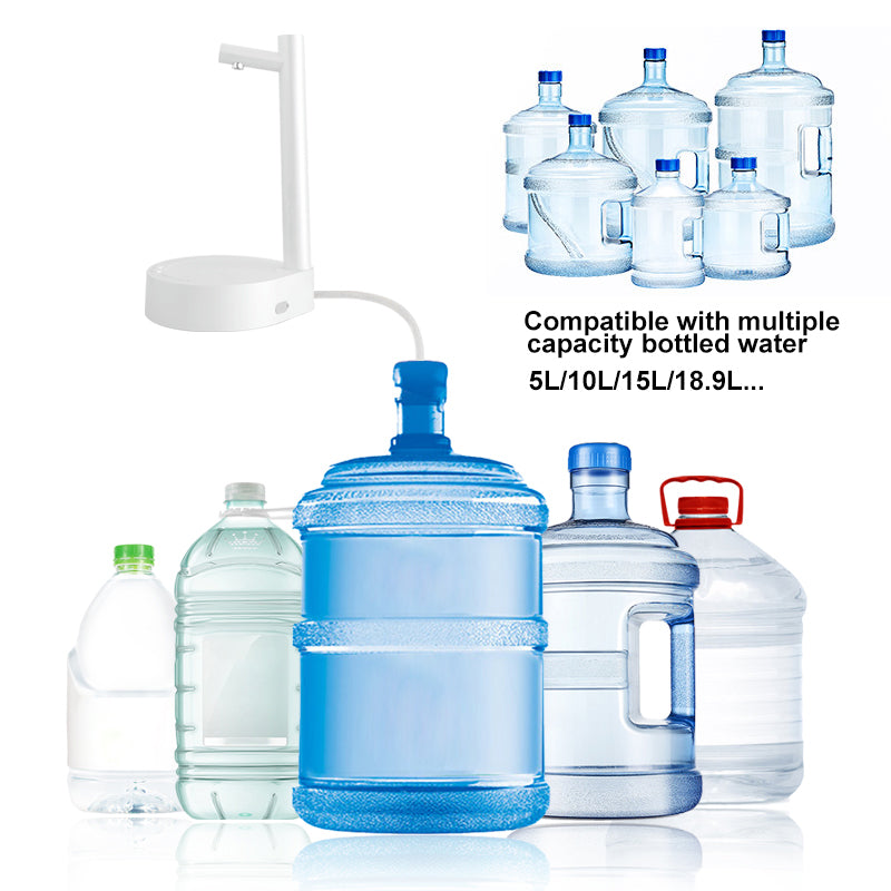 Desk Dispenser Electric Water Gallon Automatic Water Bottle Dispenser Rechargeable Water Dispenser What Else You Got?