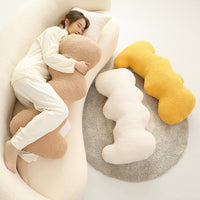 Plush Knotted Donut & Flower Pillow – Cozy Teddy Velvet Cushion in Multiple Styles | Christian Home Decor