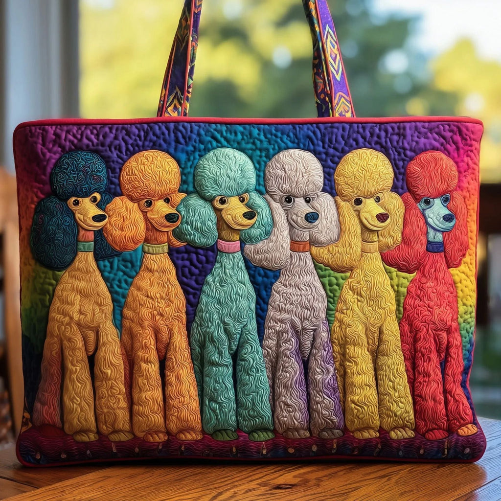 300g Canvas Dog-Printed Tote And Shoulder Bag What Else You Got?
