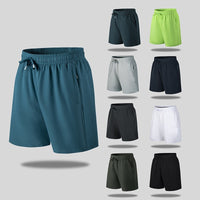 Men's Quick-Dry Ice Silk Beach Shorts — Lightweight Summer Swim Trunks for Pool & Vacation