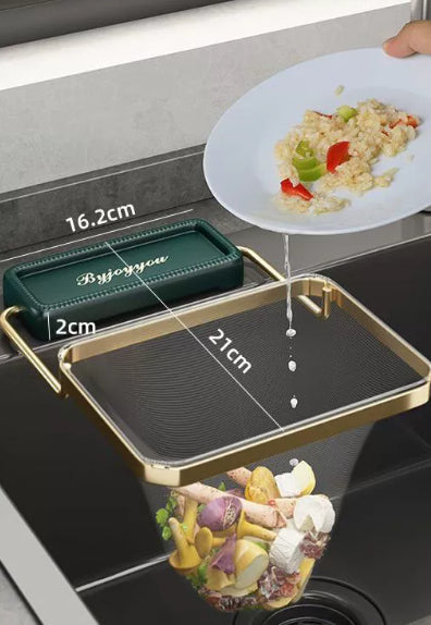 Kitchen Sink Filter Rack Suction Cup Disposable Leftover Leftovers Filter Pocket Kitchen Garbage Drain Rack Sink Strainer Kitchen Gadgets What Else You Got?
