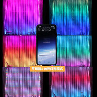 Bluetooth LED Curtain Lights – 400 RGB LEDs with App Control for Home & Events