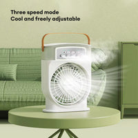 Instant Cooling Mist Fan with 7 Vibrant Lights