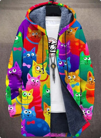 Cozy Winter Windproof Jacket with Plush Lining - Stylish & Warm