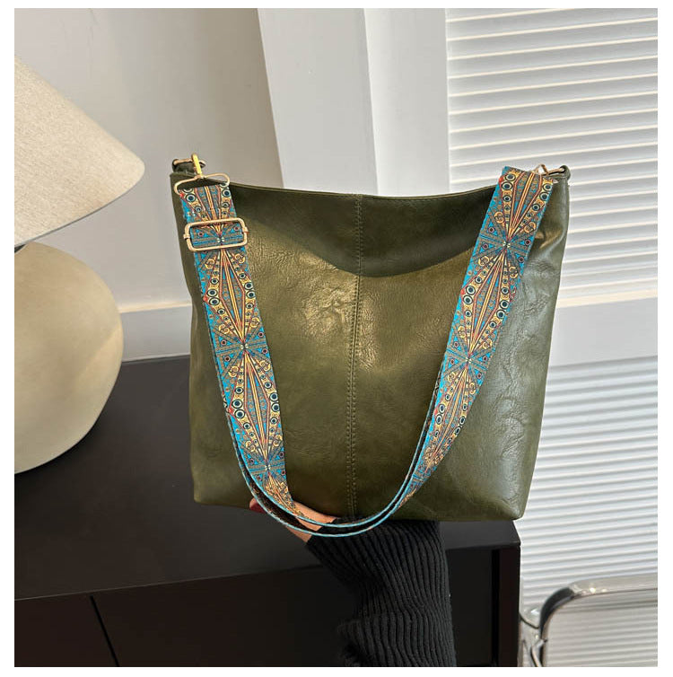 Ethnic Strap Bucket Shoulder Bag What Else You Got?