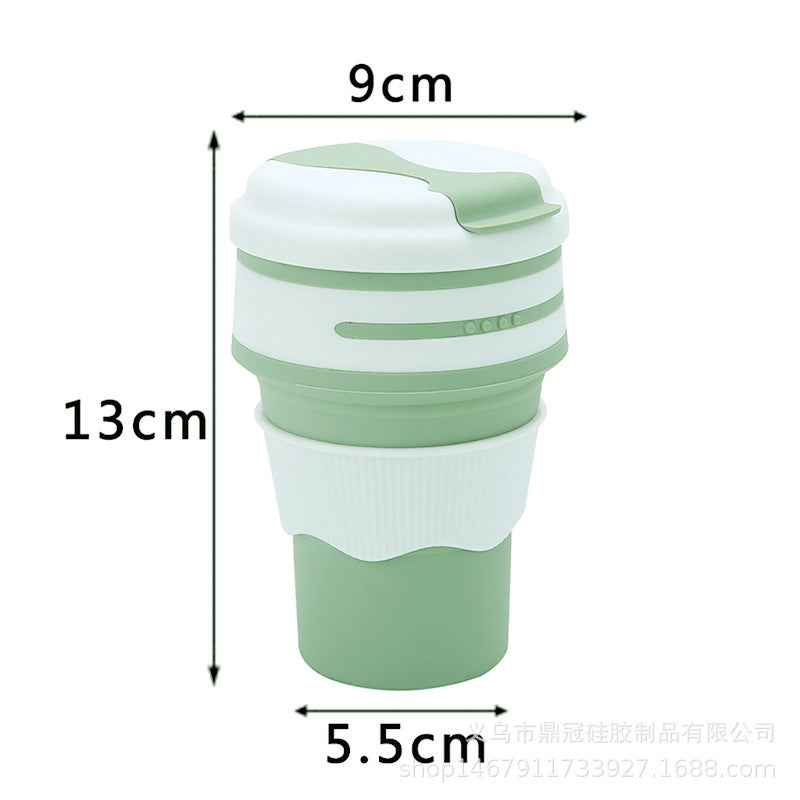 Portable Silicone Folding Cup – Compact, Reusable, Leakproof Travel Cup for Coffee, Water & Juice What Else You Got?
