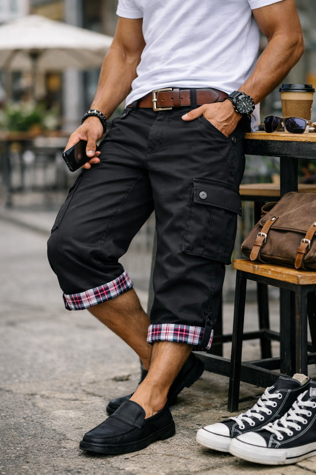 Men's Summer 7-Point Cropped Casual Pants – Relaxed Fit What Else You Got?