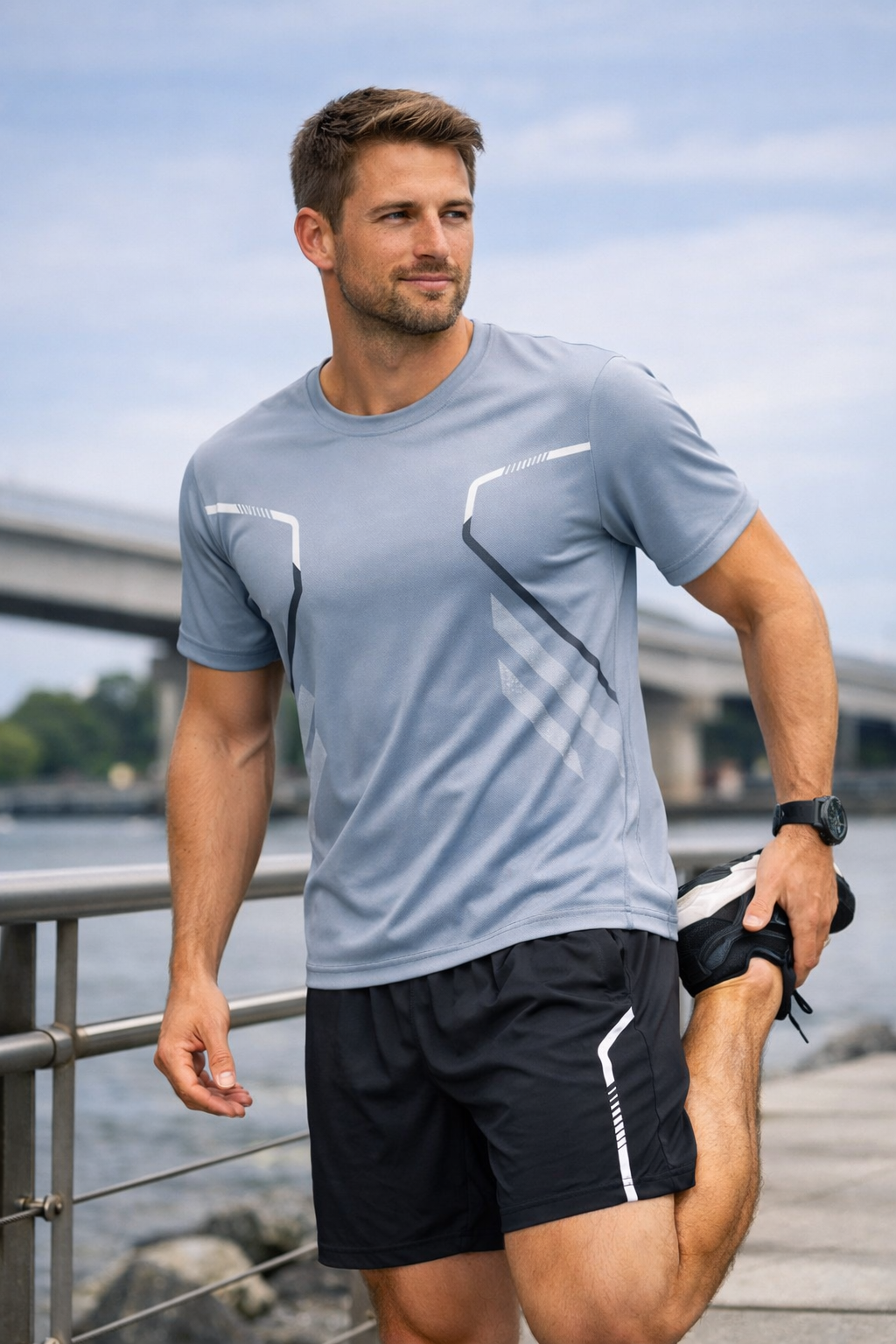 Men's Quick-Dry Sports T-Shirt – Color Block Breathable Active Tee What Else You Got?
