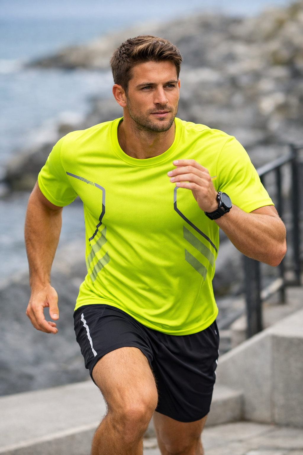 Men's Quick-Dry Sports T-Shirt – Color Block Breathable Active Tee What Else You Got?