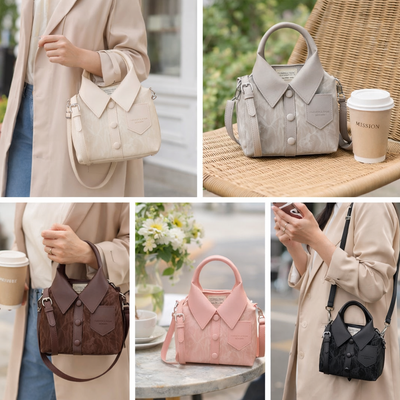 Small Crossbody Bag PU Leather – Minimalist Everyday Shoulder Purse