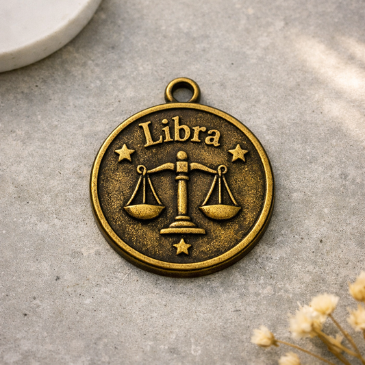 Vintage 12 Constellation Zodiac Pendant Tag | Alloy Electroplated Charm What Else You Got?