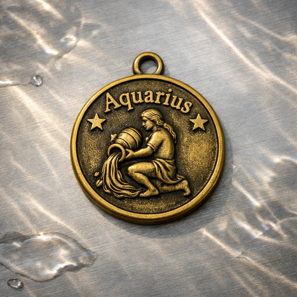 Vintage 12 Constellation Zodiac Pendant Tag | Alloy Electroplated Charm What Else You Got?