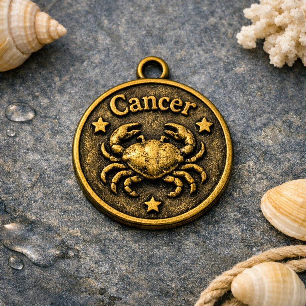 Vintage 12 Constellation Zodiac Pendant Tag | Alloy Electroplated Charm What Else You Got?