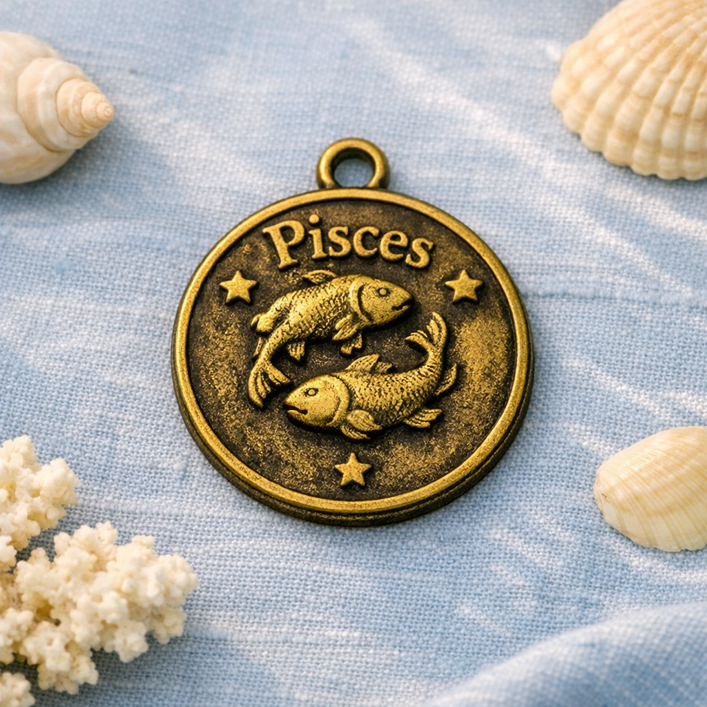 Vintage 12 Constellation Zodiac Pendant Tag | Alloy Electroplated Charm What Else You Got?