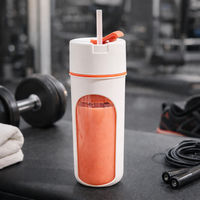 Portable USB Rechargeable Wireless Blender – Personal Smoothie Maker & Juice Cup – No Outlet Needed