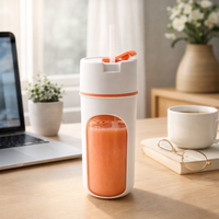 Portable USB Rechargeable Wireless Blender – Personal Smoothie Maker & Juice Cup – No Outlet Needed