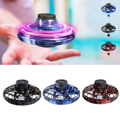 Gufo Mini Gyro Drone – UFO LED Spinner Toy with Vibrant Lights for Kids & Adults – Stress Relief & Group Play Gift