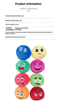 Squeaky Dog Ball Set, 8 Plush Puzzle Balls for Puppy Training and Play