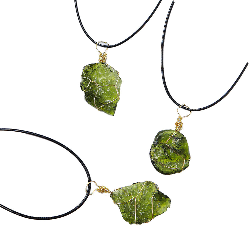 Czech Meteorite Rough Stone Pendant Necklace What Else You Got?
