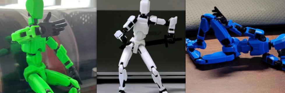 Multi-Jointed Movable Shapeshift Robot 2.0 3D Printed Mannequin Dummy Action Model Doll Toy Kid Gift What Else You Got?
