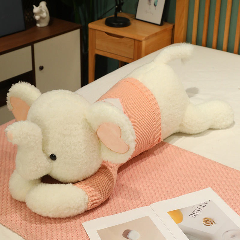 Large Sweater Lying Elephant Throw Pillow Plush Toy Doll What Else You Got?