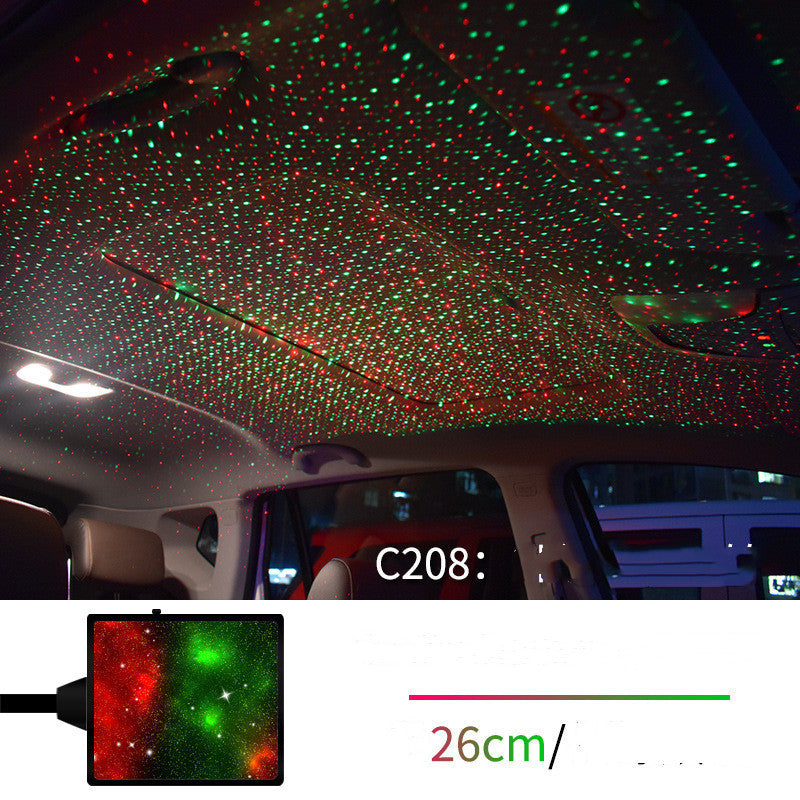 USB Starry Sky Car Light Projector – Galaxy LED Interior Ambient Lighting with Voice Control What Else You Got?