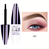 Divine Glow: Long-Lasting Waterproof Eyebrow Gel Cream - Easy Peel-Off & Smudge-Proof (6 Shades)