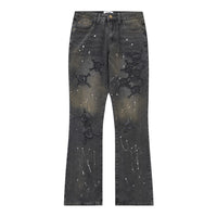 Men's Skull Cross Print Jeans