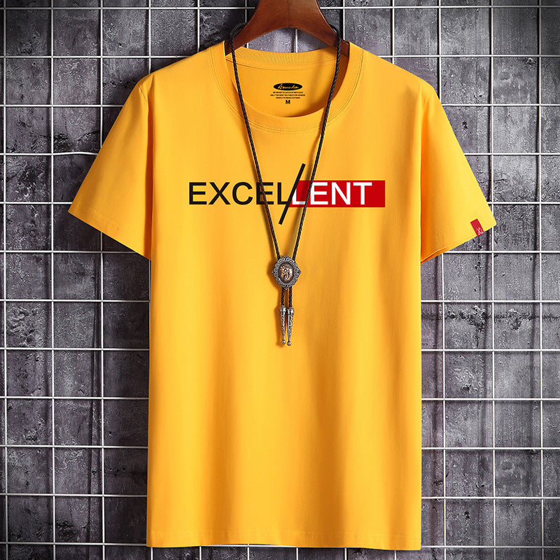 Cotton Summer Men's Short-sleeved T-shirt Bottoming Shirt Top Clothes For Men What Else You Got?