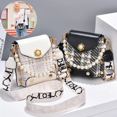 Pearl Chain Crossbody Bag - Elegant Princess Purse for Women | 6 Colors
