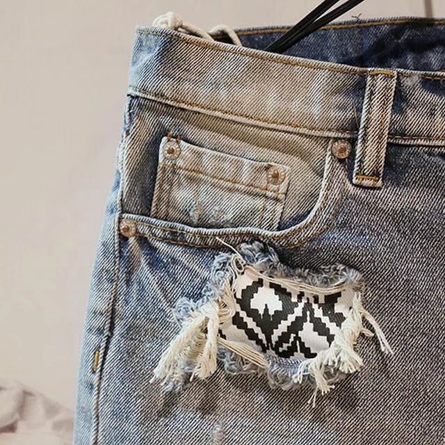 Men's Fashion Casual Ripped Denim Shorts What Else You Got?