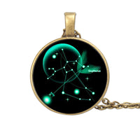 Heavenly Constellation Gemstone Necklace - Zodiac Starry Sky Jewelry