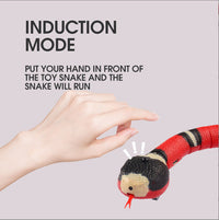 Motion-Activated Snake Pet Toy – Interactive Slithering Toy with Obstacle Avoidance