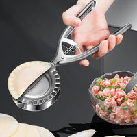 Stainless Steel Dumpling Mold – Manual Dumpling & Pastry Press Tool
