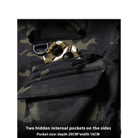 Men's Winter Fleece-Lined Camouflage Jacket - Thickened & Warm Outdoor Suit