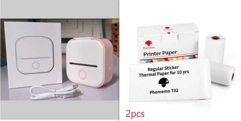 Portable Mini Thermal Label Printer Home Photo Printer Student Wrong Question Printer Bluetooth-compatible Mini Label Printer Price Tag What Else You Got?