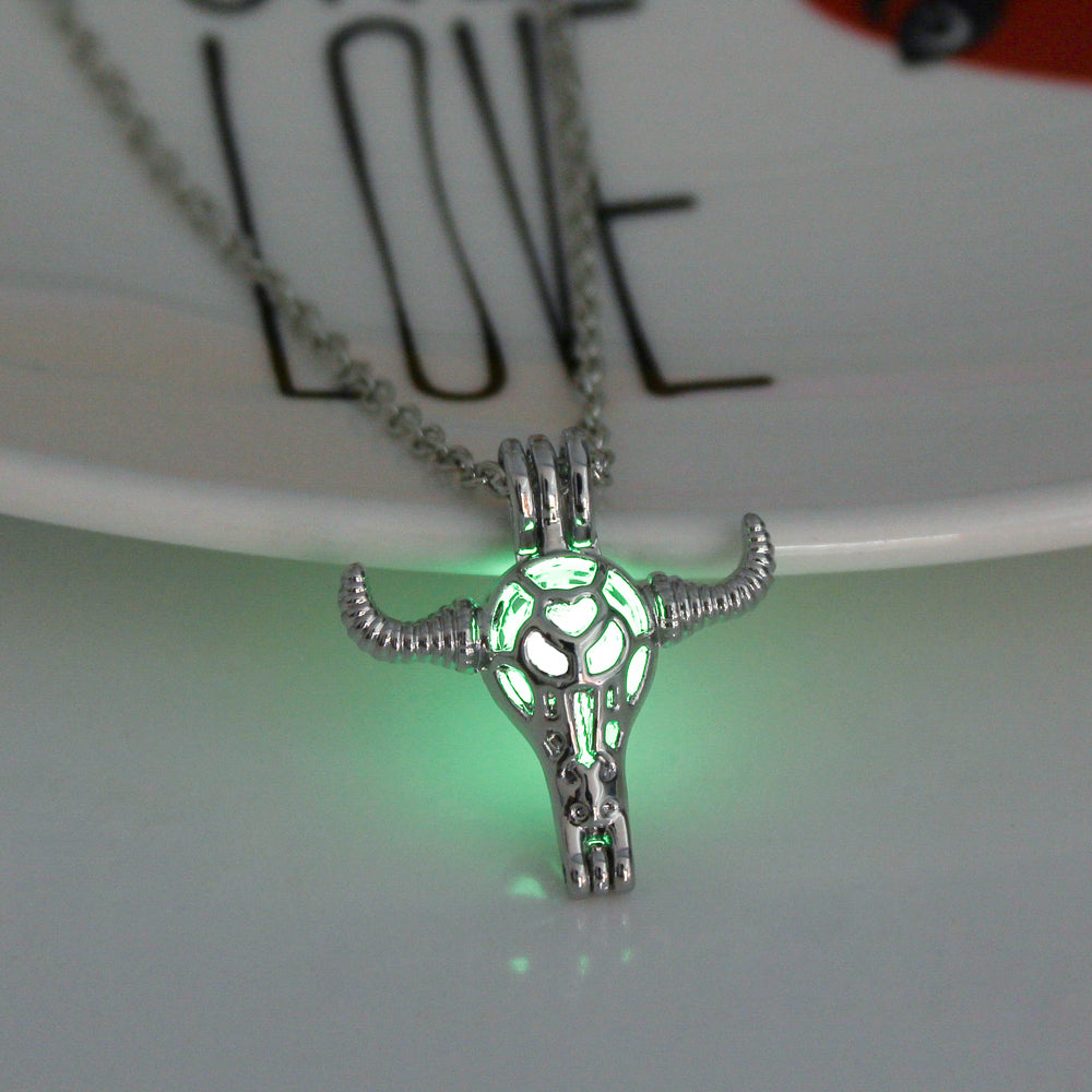 Glow‑in‑the‑Dark Multicolored Minotaur Pendant Necklace What Else You Got?
