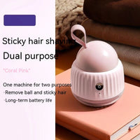 Pet Fur Ball Remover - USB Rechargeable Trimmer for Home Cleaning