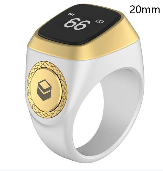 Smart Tasbih Ring – Bluetooth Muslim Prayer Counter Ring with OLED Display What Else You Got?