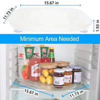 Clear Acrylic Lazy Susan Rotating Cupboard & Pantry Organizer