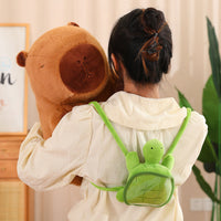 Adorable Capybara Plush Pillow – Soft Kawaii Stuffed Animal Cushion Gift